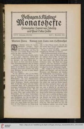 Heft 3 (November 1913)