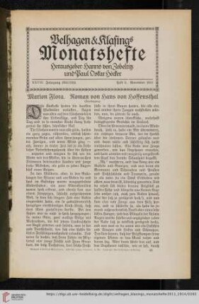 Heft 3 (November 1913)