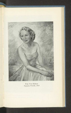Frau Vera Kalman Neuestes Portrait, 1953