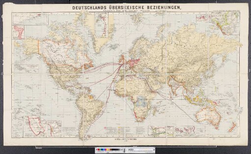 Deutschlands überseeische Beziehungen : Übersicht der europäischen Colonien