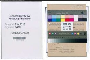 Entnazifizierung Albert Jungbluth , geb. 23.06.1903 (Haendler)