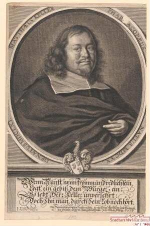 Matthäus (II.) Keller, Apotheker; geb. 1620; gest. 1661