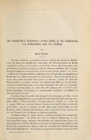 Botanische Jahrbücher für Systematik, Pflanzengeschichte und Pflanzengeographie. 22. 1897