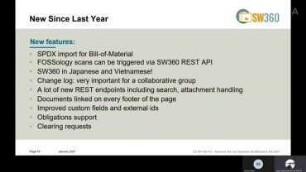 Eclipse SW360 Presentation: Web application for managing software Bill-Of-Material