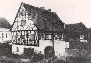 Pfarrhaus in Großpostwitz : Ort: Budestecy / Großpostwitz. Das in den Jahren 1676/77 erbaute und 1881 abgerissene Pfarrhaus.