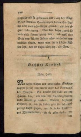 Sechstes Kapitel. Nahe Hülfe.