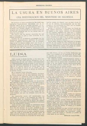 La usura en Buenos Aires - Una investigación del Ministerio de Hacienda