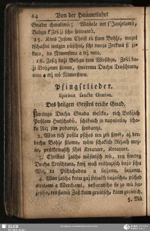 Pfingstlieder