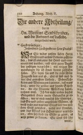510-520, Die andere Abtheilung.