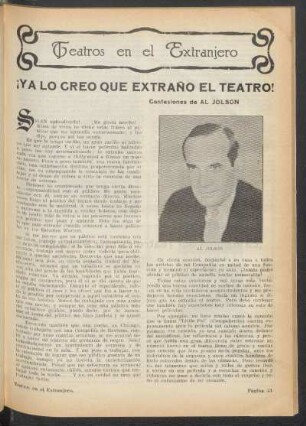 Teatros en el extranjero