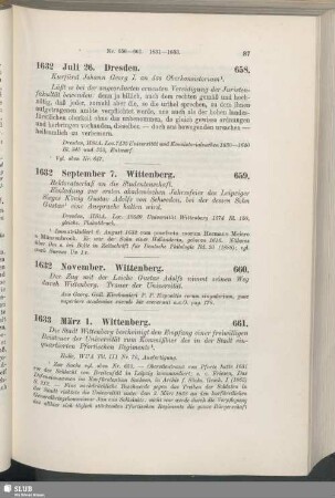 658. 1632, Juli 26. Dresden