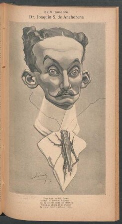 Dr. Joaquín S. de Anchorena - [Caricatura] : De mi Guignol