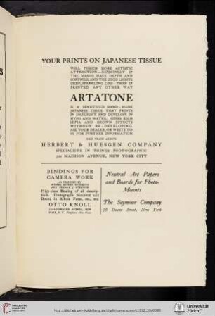 Herbert & Huesgen Company [Artatone Japanese Tissue]