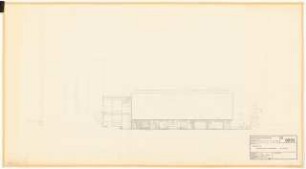 Schauspielhaus, Bochum Studiobühne: Ansicht von Südwest 1:100