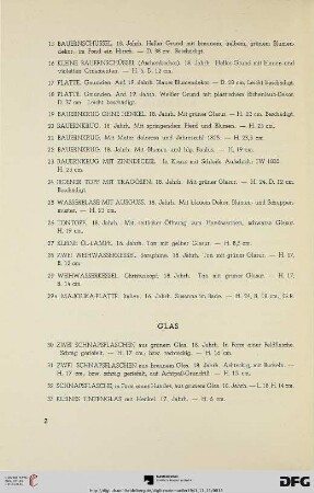 Glas (Nr. 30-34)