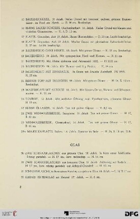 Glas (Nr. 30-34)