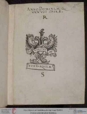 Gedrucktes Notariatssignet von Johannes Adler