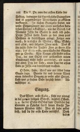 108-111, Eingang und Gebet.