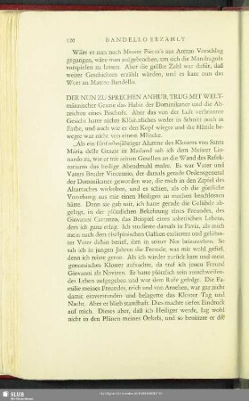 Bandello erzählt