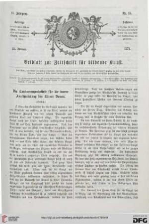 Die Konkurrenzentwürfe für die innere Ausschmückung des Kölner Domes, [3]