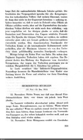 Sechzehntes Büchlein