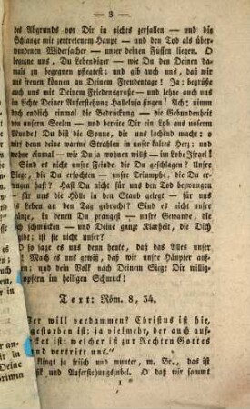 Predigt, gehalten am zweiten Ostertag, den 16. April 1827, über Röm. 8, 34