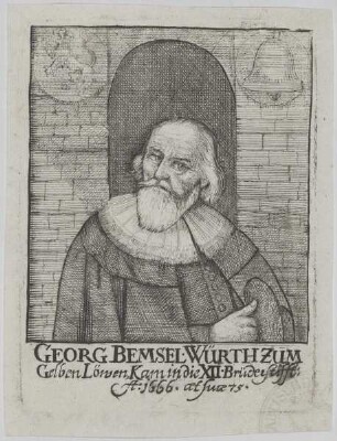 Bildnis des Georg Bemsel