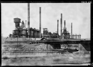 Mährisch Ostrau (Ostrava/Tschechische Republik)-Witkowitz. Eisenwerk im Stadtteil Vítkovice