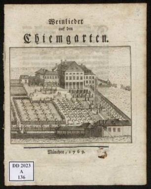 Weinlieder auf den Chiemgarten