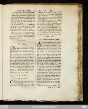 Chap. XVI. Du Devoirs des Hommes de Guerres.