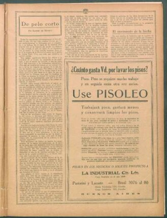 El crecimiento de la hierba