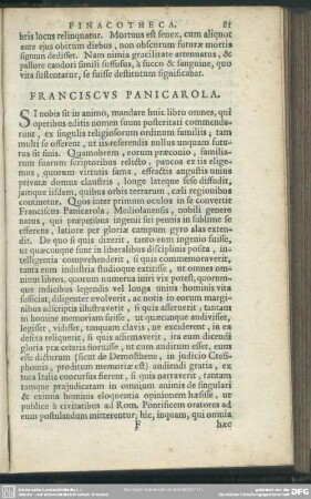 Franciscus Panicarola