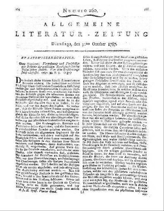 Borowski, G. H.: Ueber die Anpflanzung Ausländischer Holzarten. Zum Nutzen der Forsten in königlich Preußischen Staaten. Berlin: Baum 1787