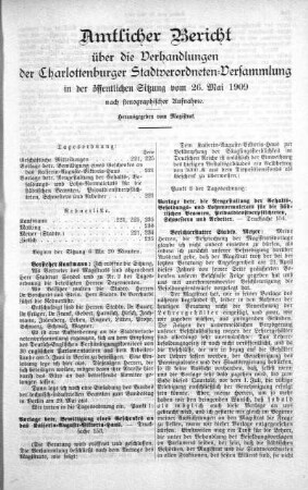 26. Mai 1909