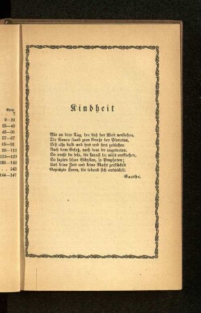 Kindheit