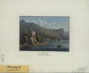 Ansicht von Brienz, Schweiz, Kupferstich, um 1840 : Brienz, Canton de Berne. - Zürich : Dikemann , [um 1840?]. - 1 Kunstbl. : Kupferstich ; 11 x 8 cm