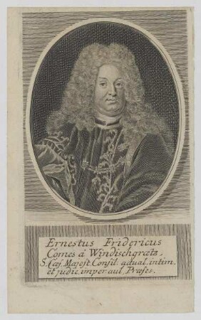 Bildnis des Ernstus Fridericus à Windischgraetz