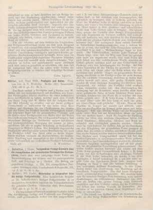 397-399 [Rezension] Kelber, Ludw., Materialien zu Ansprachen über die heilige Festgeschichte