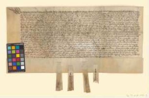 Obligation über 600 Taler, die Georg v. Rohr den Städten Berlin, Cölln, Frankfurt (Oder) und Spandau leiht.