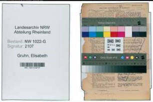 Entnazifizierung Elisabeth Gruhn , geb. 01.06.1902 (Gewerbelehrerin)