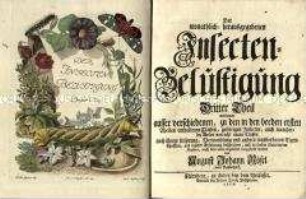 Insektenwerk von August Johann Rösel von Rosenhof