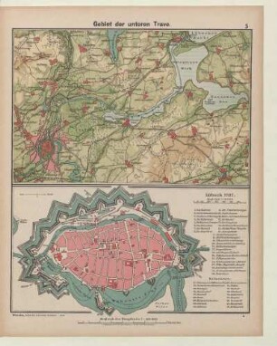 Gebiet der unteren Trave, Lübeck 1787