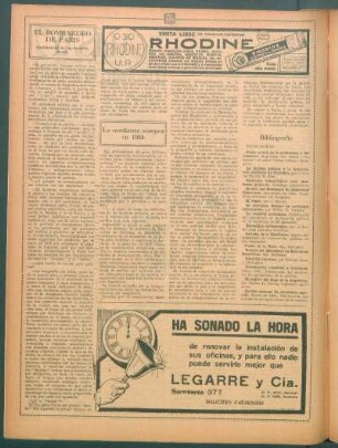 La enseñanza europea en 1920