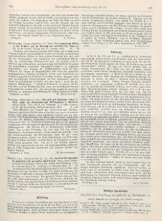 285 [Rezension] Moldaenke, Theodor, Die evangelische Mission in den Kolonien und die Wahrung des konfessionellen Friedens