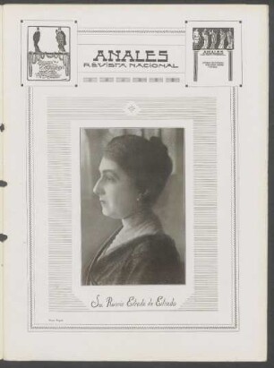 [Fotografía de] Sra. Rosario Estrada de Estrada