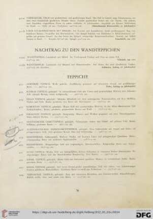Teppiche (Nr. 412-424)