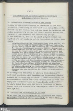 H. Die funktionellen und morphologischen Auswirkungen nach Kehlkopftotalexstirpation