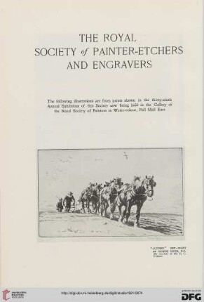 81: The Royal Society of Painter-Etchers and Engravers