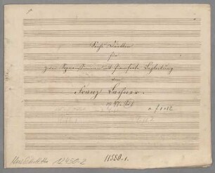 3 Duets; S (2), pf; op. 97/1; WagL op. 97/1 - BSB Mus.Schott.Ha 12450-2
