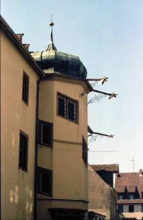 Villingen: Wasserspeier am Rathaus (schmiedeeisern)